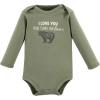 image:imageTouched by Nature Unisex Baby Organic Cotton LongSleeve BodysuitsBoy Woodland