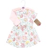 image:imageTouched by Nature Infant Toddler Girls Organic Cotton Dress and Cardigan Rainbows SunshineTraditional Floral
