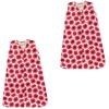 image:imageTouched by Nature Baby Organic Cotton Sleeveless Wearable Sleeping Bag Sack Blanket Poppy 2Pack 612 MonthsPoppy 2pack