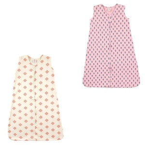 image:imageTouched by Nature Baby Organic Cotton Sleeveless Wearable Sleeping Bag Sack Blanket Poppy 2Pack 612 MonthsDainty Rosette and Tiny Flowers 2pack