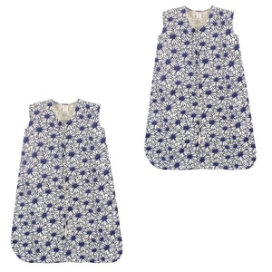 image:imageTouched by Nature Baby Organic Cotton Sleeveless Wearable Sleeping Bag Sack Blanket Poppy 2Pack 612 MonthsDaisy 2pack