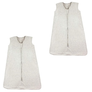image:imageTouched by Nature Baby Organic Cotton Sleeveless Wearable Sleeping Bag Sack Blanket Poppy 2Pack 612 MonthsHeather Gray 2pack