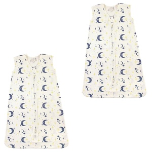 image:imageTouched by Nature Baby Organic Cotton Sleeveless Wearable Sleeping Bag Sack Blanket Poppy 2Pack 612 MonthsMoon 2pack