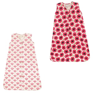image:imageTouched by Nature Baby Organic Cotton Sleeveless Wearable Sleeping Bag Sack Blanket Poppy 2Pack 612 MonthsPoppy and Tulip 2pack
