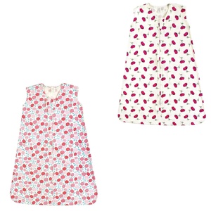image:imageTouched by Nature Baby Organic Cotton Sleeveless Wearable Sleeping Bag Sack Blanket Poppy 2Pack 612 MonthsRosebud and Petals 2pack
