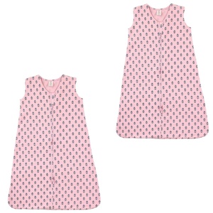 image:imageTouched by Nature Baby Organic Cotton Sleeveless Wearable Sleeping Bag Sack Blanket Poppy 2Pack 612 MonthsTiny Flowers 2pack