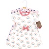 image:imageTouched by Nature Infant Toddler Girls Organic Cotton ShortSleeve Rainbows Sunshine 2T