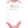 image:imageTouched by Nature Unisex Baby Organic Cotton Bodysuits Popsicle 69 Months